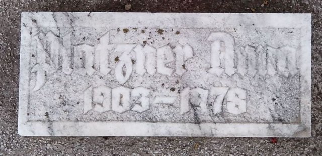 Kieltsch Anna 1903-1978 Grabstein